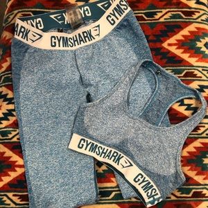 Gym shark flex leggings & bra set